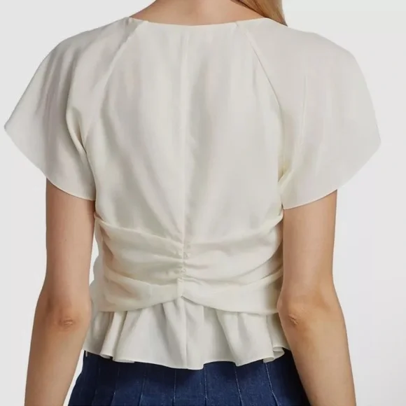 FRAME DENIM
SHIRRED FLOUNCE TOP - OFF WHITE
$369.00 size L - Picture 4 of 9